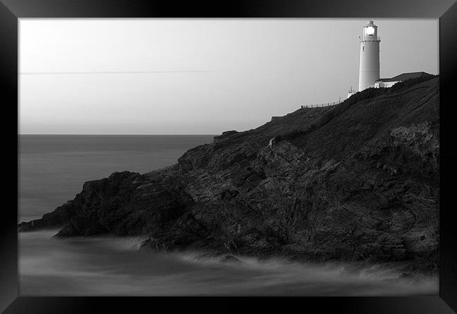 Trevose Head Lighthouse Framed Print by Scott Simpson