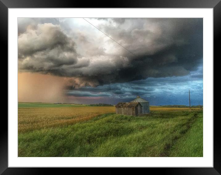 Storm Approaching Framed Mounted Print by Scott Simpson