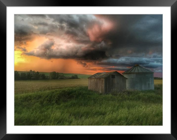 Approaching Storm Framed Mounted Print by Scott Simpson