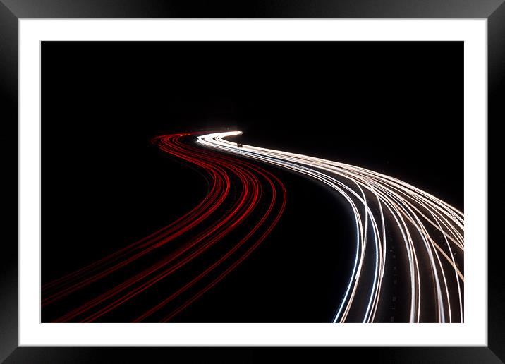 A Bend In The Road Framed Mounted Print by Paul Shears Photogr
