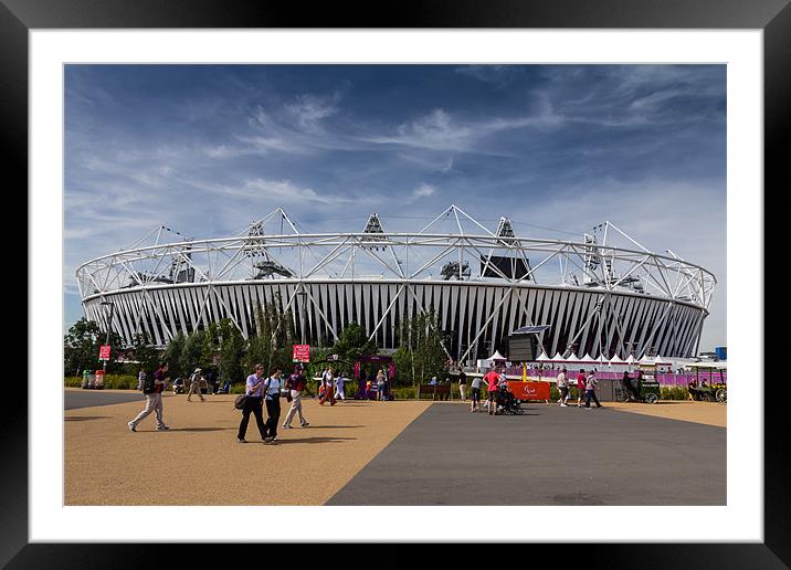 The Athletics Stadium Framed Mounted Print by Paul Shears Photogr