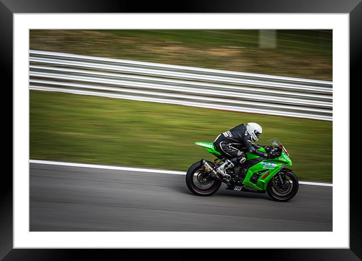 Down Hill Speed Framed Mounted Print by Paul Shears Photogr