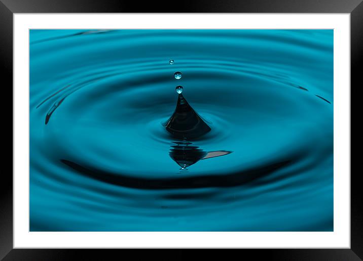 The Three Drops Framed Mounted Print by Paul Shears Photogr