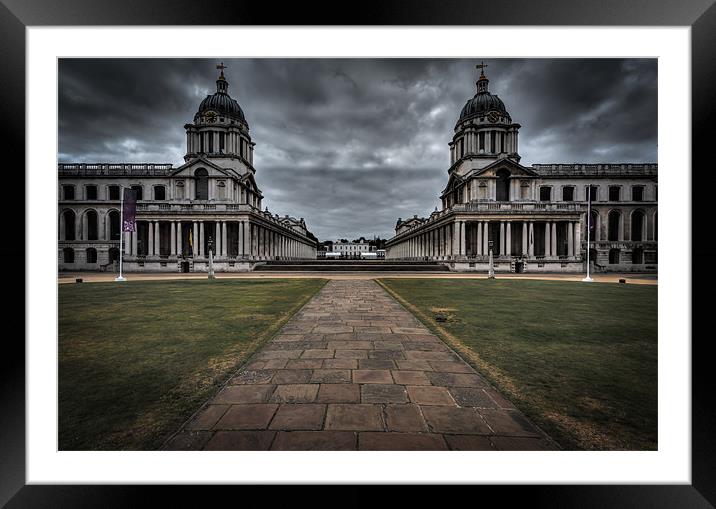 Straight Down The Middle Framed Mounted Print by Paul Shears Photogr