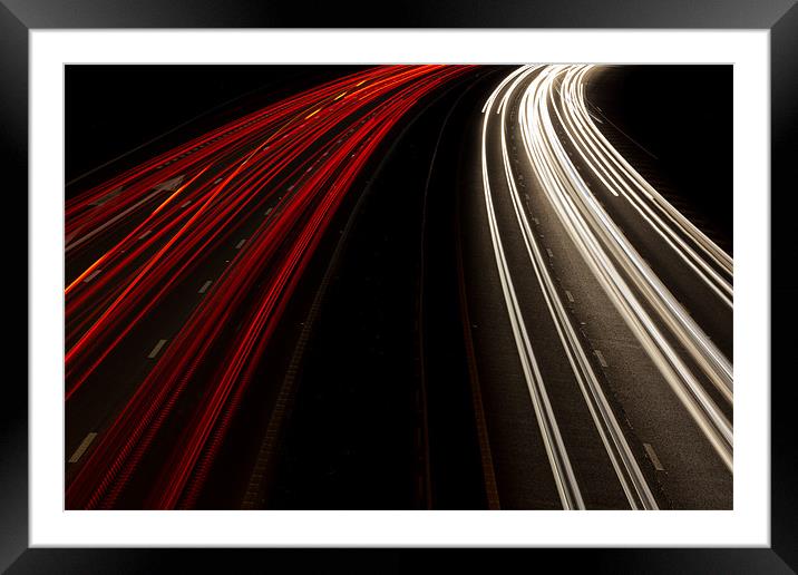 Passing In The Night Framed Mounted Print by Paul Shears Photogr