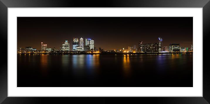 The Lights In The Dark Framed Mounted Print by Paul Shears Photogr