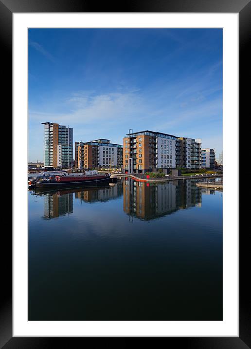 The Flats Of Blackwall Basin Framed Mounted Print by Paul Shears Photogr