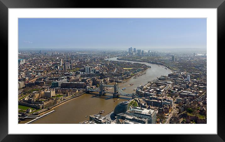 The River Runs East Framed Mounted Print by Paul Shears Photogr