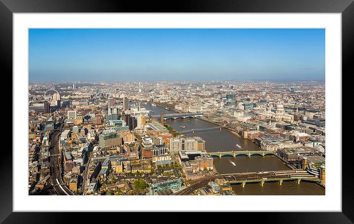 London Town Framed Mounted Print by Paul Shears Photogr