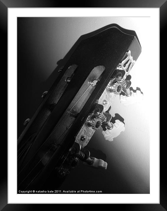 guitar Framed Mounted Print by natasha bate