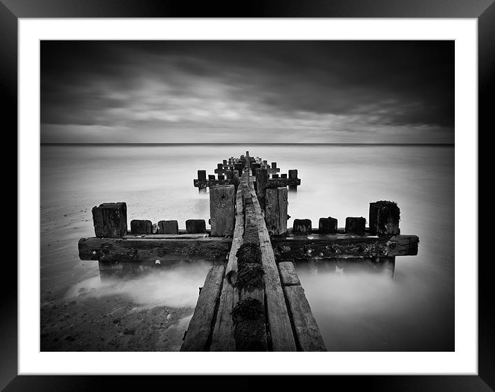 Time and Tide Framed Mounted Print by Marcus Scott