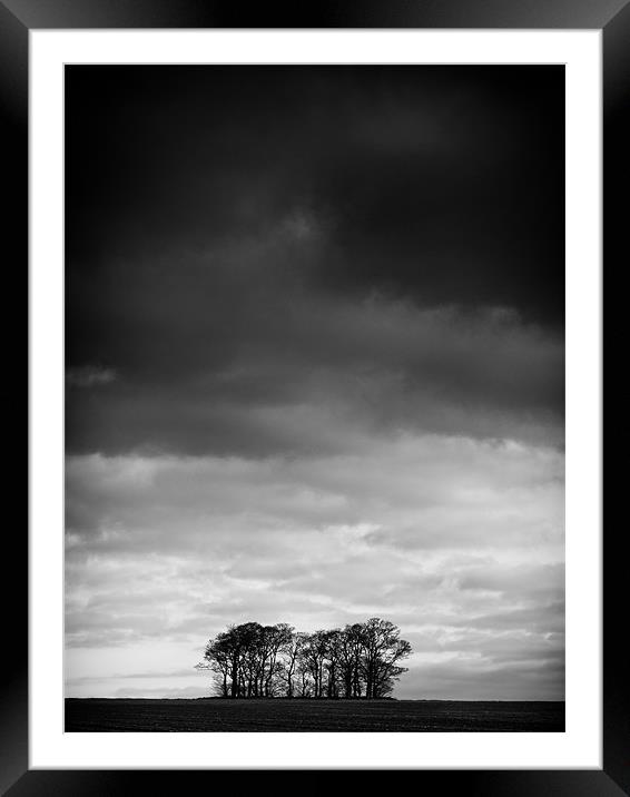 Line on the horizon Framed Mounted Print by Marcus Scott