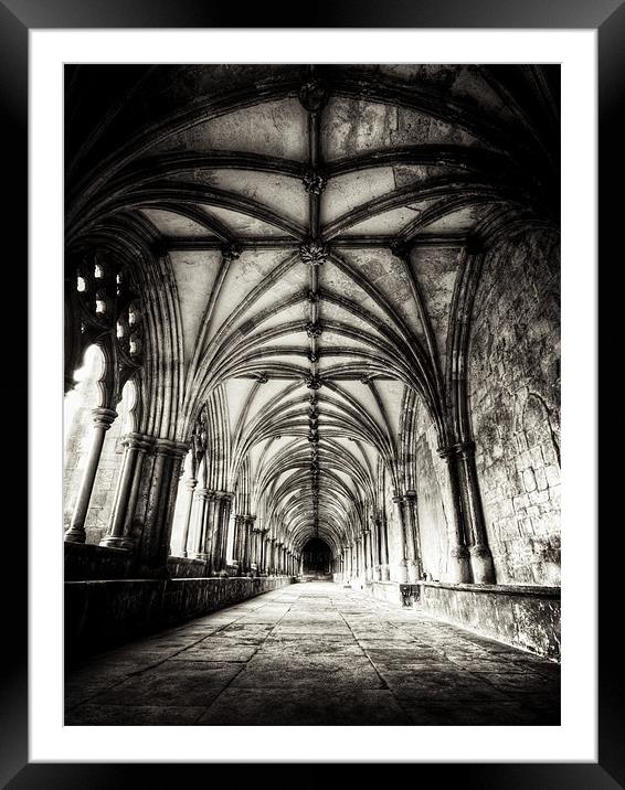 Time at the cloisters Framed Mounted Print by Marcus Scott