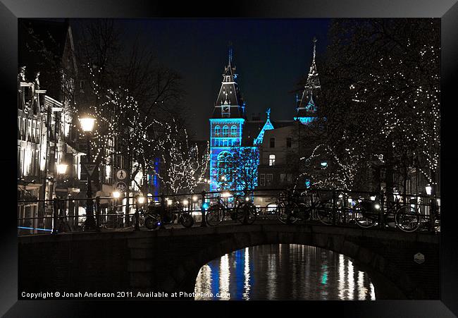 Rijksmuseum in Blue Framed Print by Jonah Anderson Photography