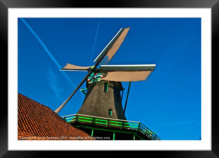 de kat blue skies Framed Mounted Print by Jonah Anderson Photography