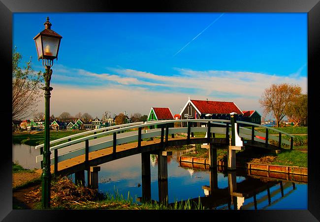 Bridge over calm waters Framed Print by Jonah Anderson Photography