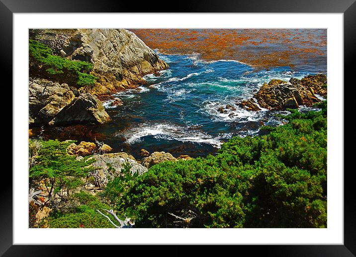 pacific ocean alcove Framed Mounted Print by Jonah Anderson Photography