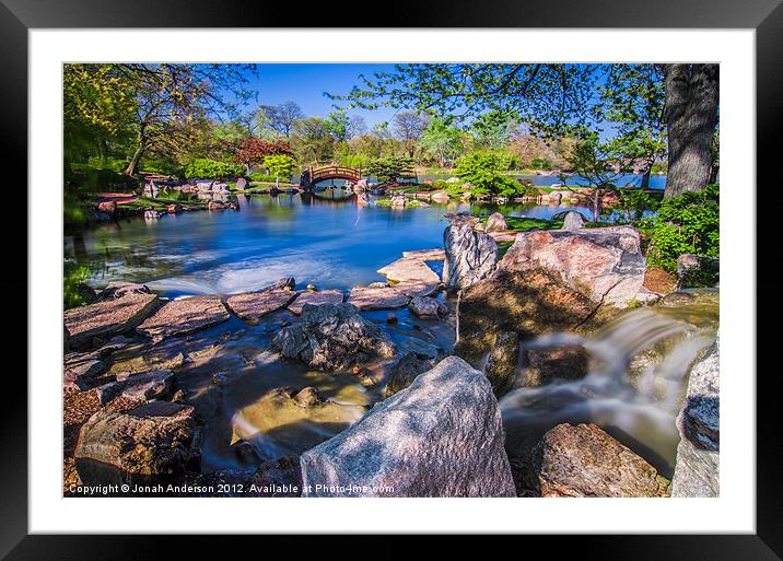 Osaka Garden Framed Mounted Print by Jonah Anderson Photography