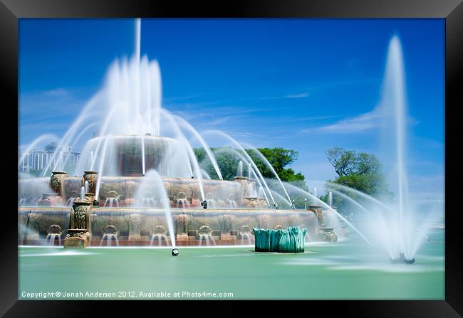 Buckingham Fountain Framed Print by Jonah Anderson Photography