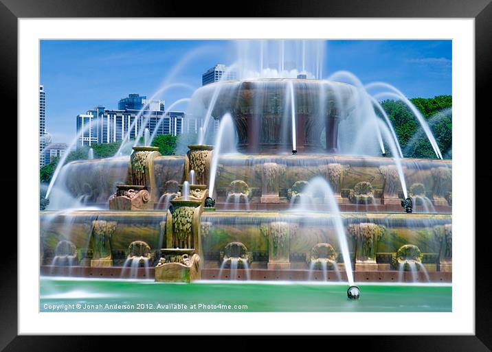 The Fountain Framed Mounted Print by Jonah Anderson Photography