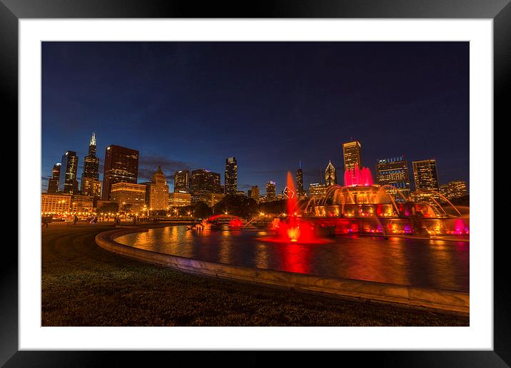 Chicago Framed Mounted Print by Jonah Anderson Photography