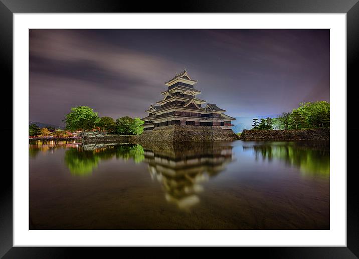  Matsumoto Castle Framed Mounted Print by Jonah Anderson Photography