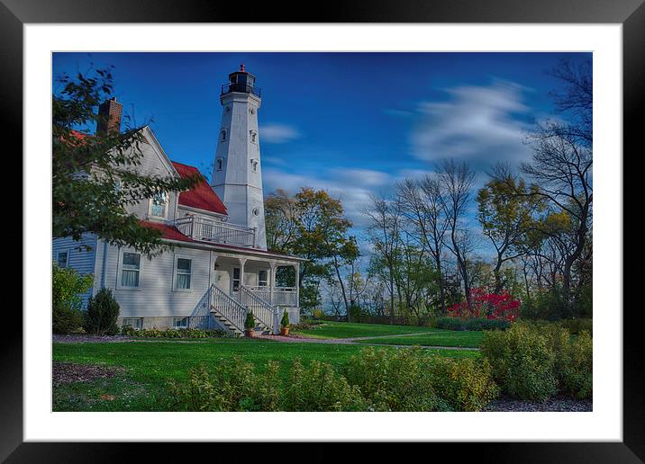 Lighthouse in the Park  Framed Mounted Print by Jonah Anderson Photography