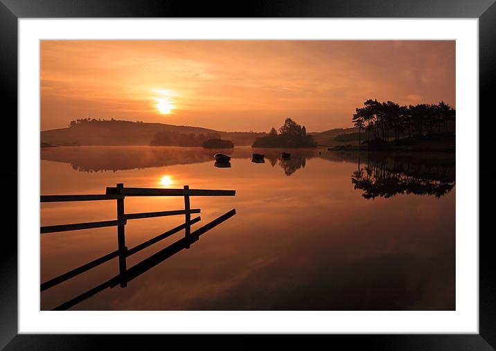 Knapps Loch Sunrise Framed Mounted Print by Grant Glendinning