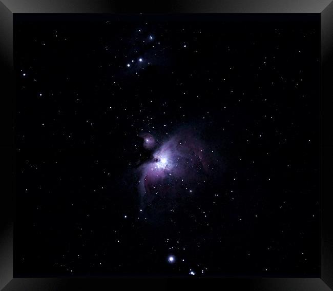 The Great Orion Nebula Framed Print by Grant Glendinning