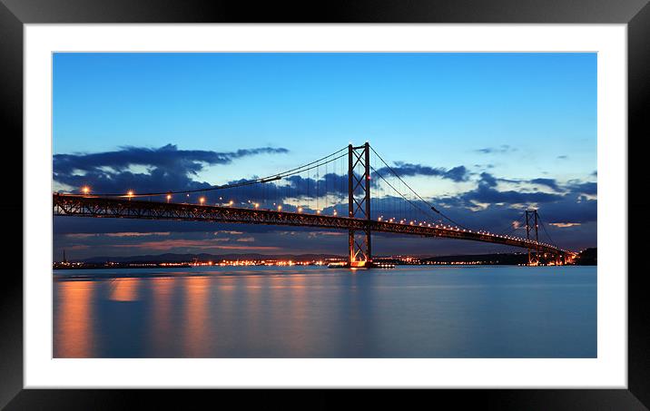 Forth road bridge Framed Mounted Print by Grant Glendinning