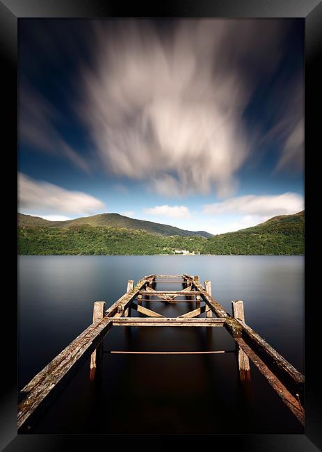Loch Lomond Jetty Framed Print by Grant Glendinning