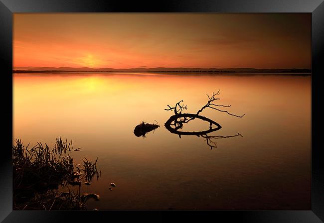 Loch leven Sunset Framed Print by Grant Glendinning