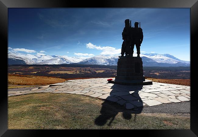 Commando memorial Framed Print by Grant Glendinning