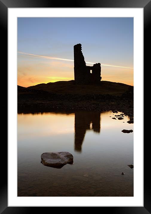 Ardvreck Castle Sunset Framed Mounted Print by Grant Glendinning