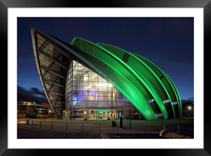 Glasgow Armadillo Auditorium Framed Mounted Print by Grant Glendinning