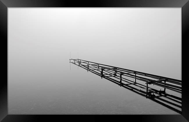 Loch Lomond Mist Framed Print by Grant Glendinning