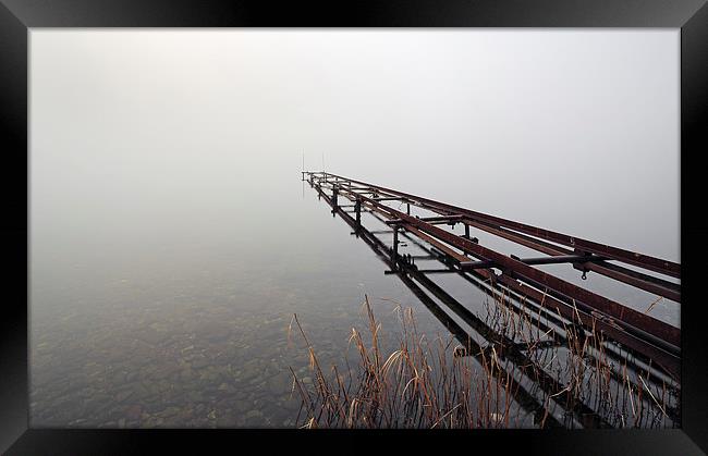 Loch Lomond Mist Framed Print by Grant Glendinning