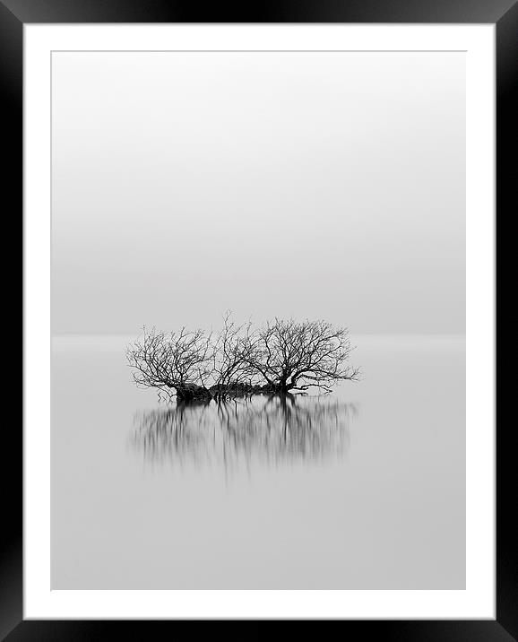 Loch Lomond Mist Framed Mounted Print by Grant Glendinning