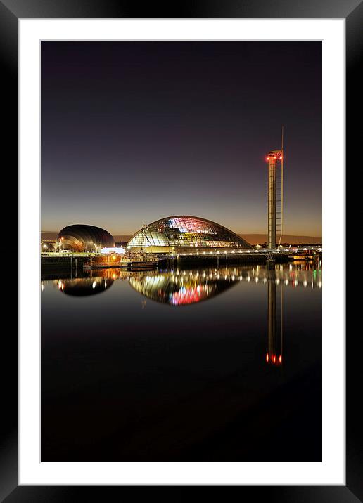  Glasgow Science Centre Framed Mounted Print by Grant Glendinning