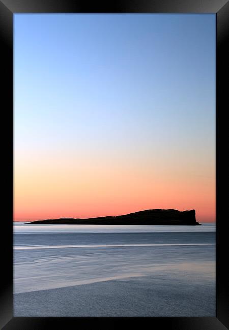  Staffin Island Sunset Framed Print by Grant Glendinning