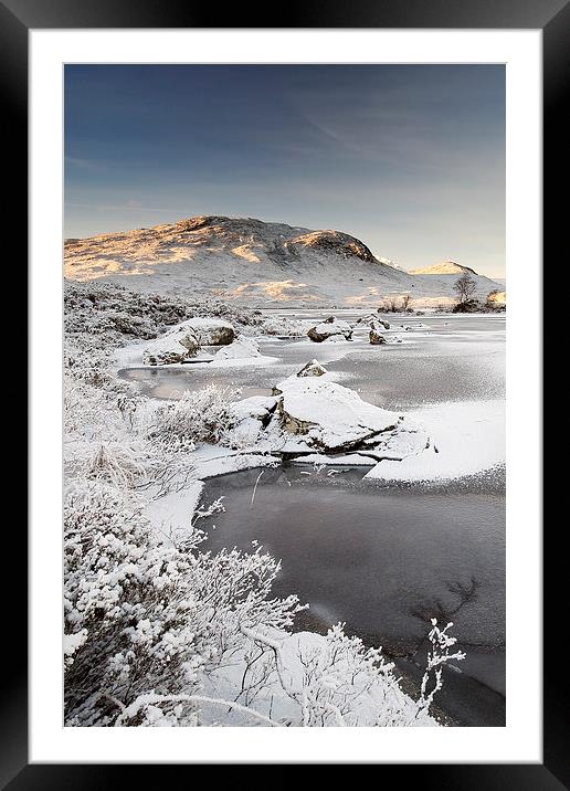  Glencoe Winter View Framed Mounted Print by Grant Glendinning