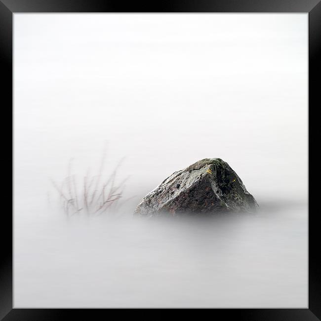 Milarrochy Rock Framed Print by Grant Glendinning