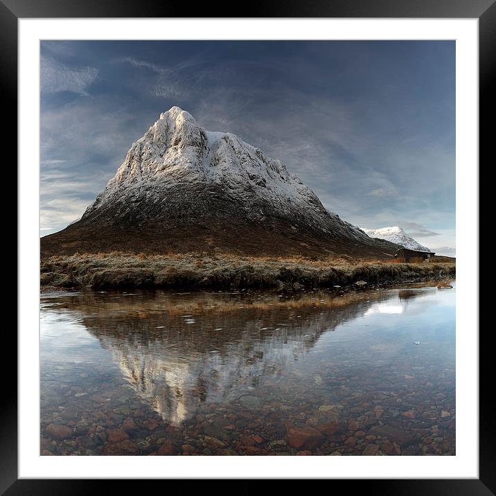 Mountain Reflection Glencoe Framed Mounted Print by Grant Glendinning