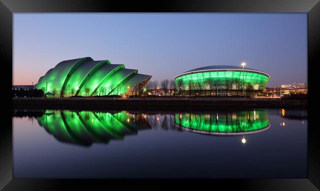 The Green Hour Framed Print by Grant Glendinning