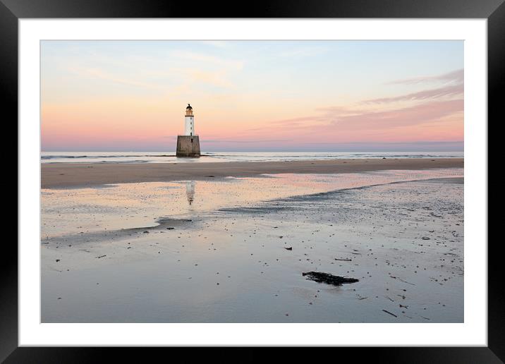 Lighthouse Sunset - Rattray Head Framed Mounted Print by Grant Glendinning