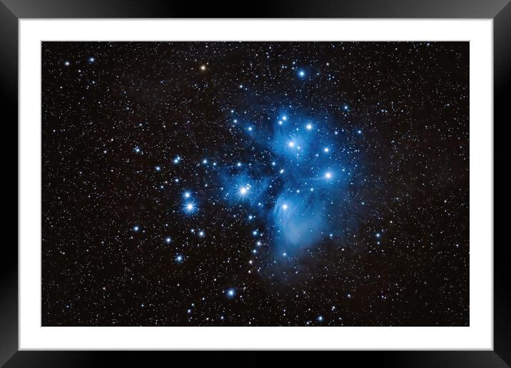 The Pleiades Framed Mounted Print by Grant Glendinning