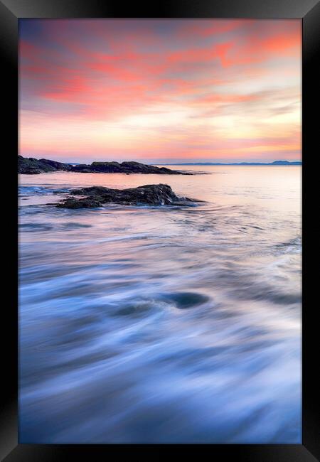 Kintyre Sunset Framed Print by Grant Glendinning