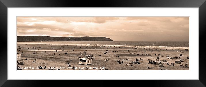 Woolacombe Beach Framed Mounted Print by Joanne Crockford