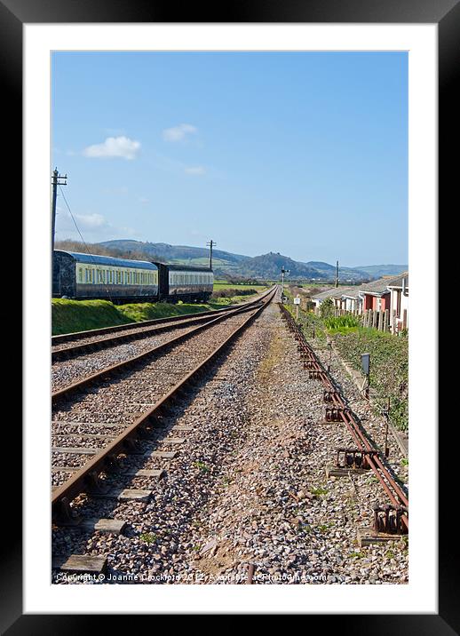 To Minehead Framed Mounted Print by Joanne Crockford