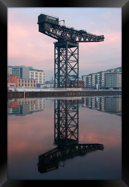 Finnieston Crane Framed Print by Maria Gaellman